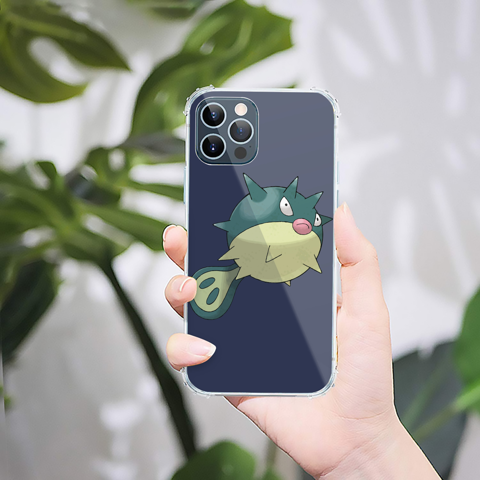 （画像用） ポケットモンスター Pokémon 【iPhone 12シリーズ対応】透明スマホケース（クリアソフトケース）